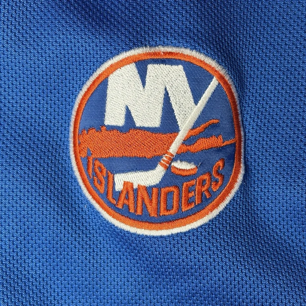 Reebok Center Ice NY Islanders Full Zip Hoodie Jacket‎ Blue Orange Size M